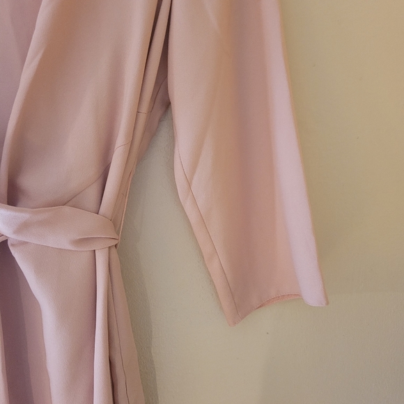 ASOS stunning dusty pink wiggle style sheath dress size 10 - Picture 7 of 8